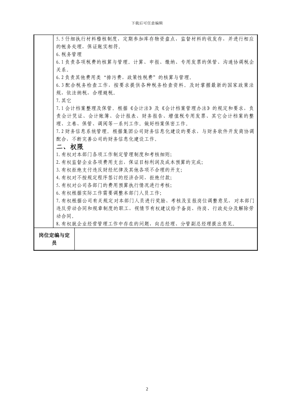 部门工作职责_第2页