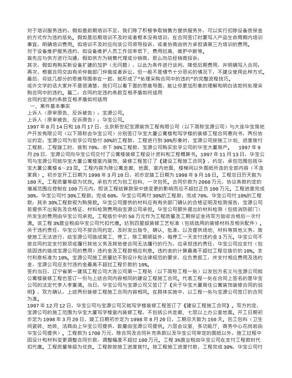 采购合同违约条款约定技巧_第2页