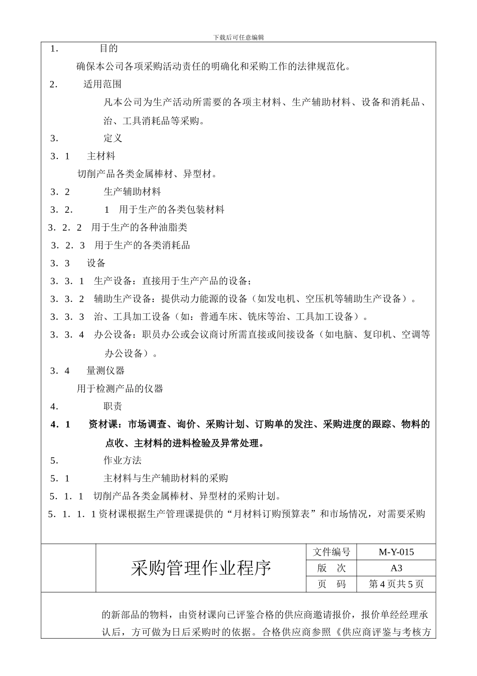 采购管理作业程序没修改_第3页