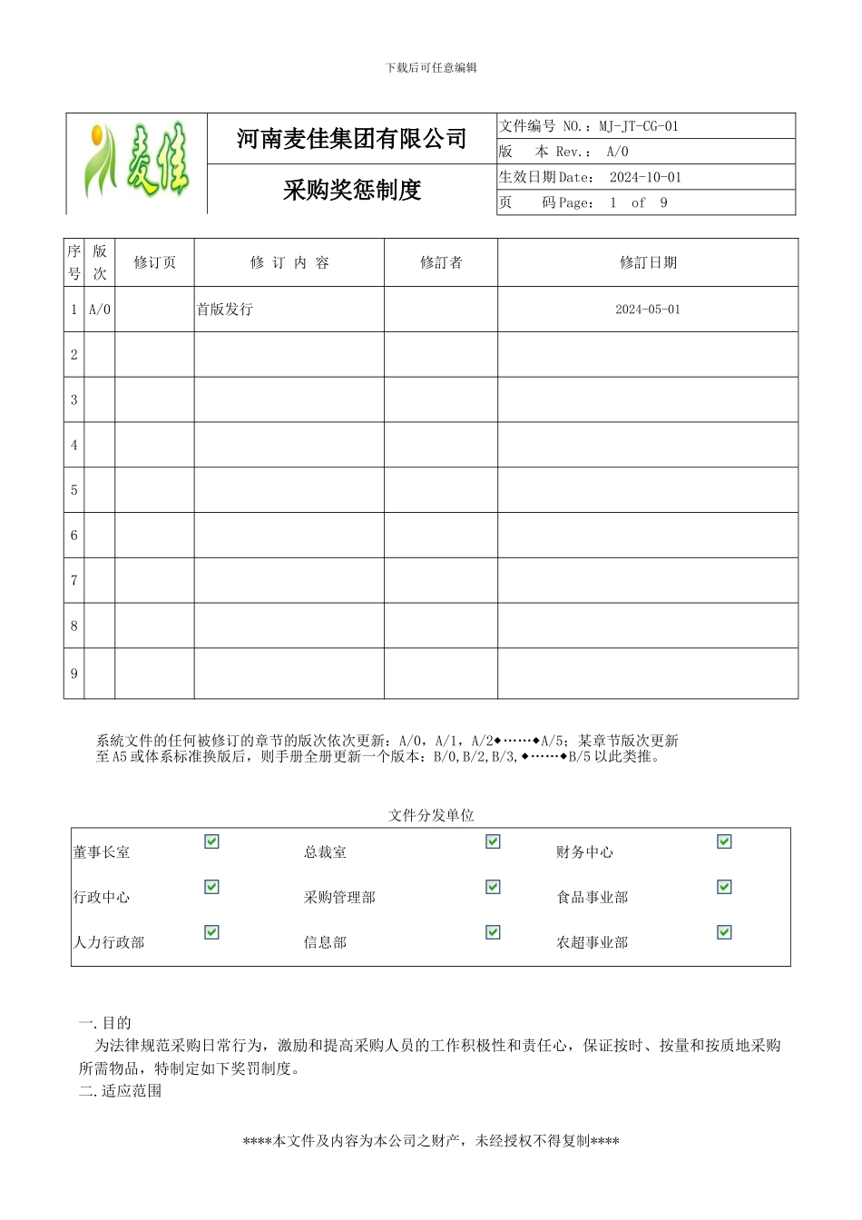 采购部奖惩制度_第3页