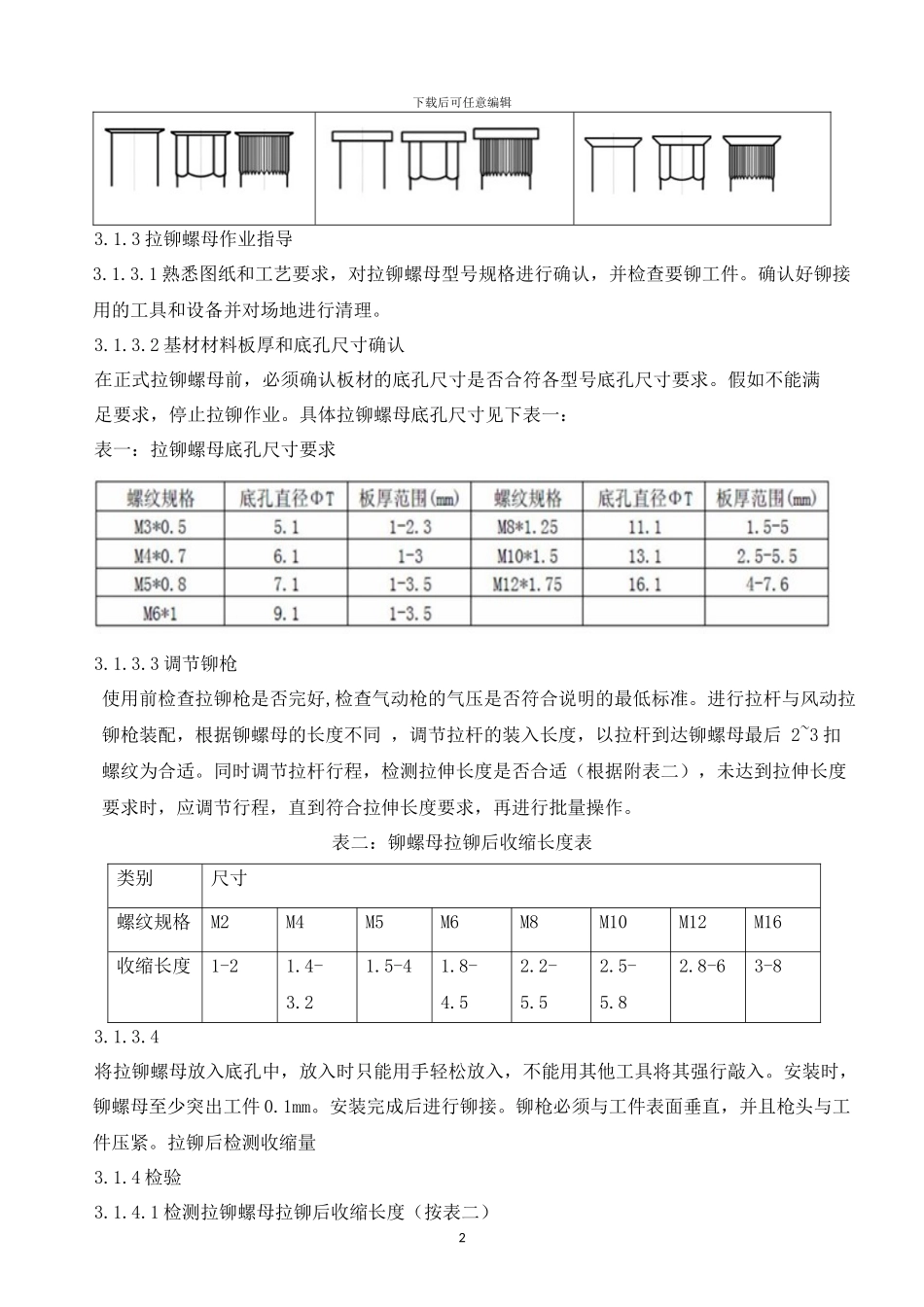 铆接工艺规范_第2页