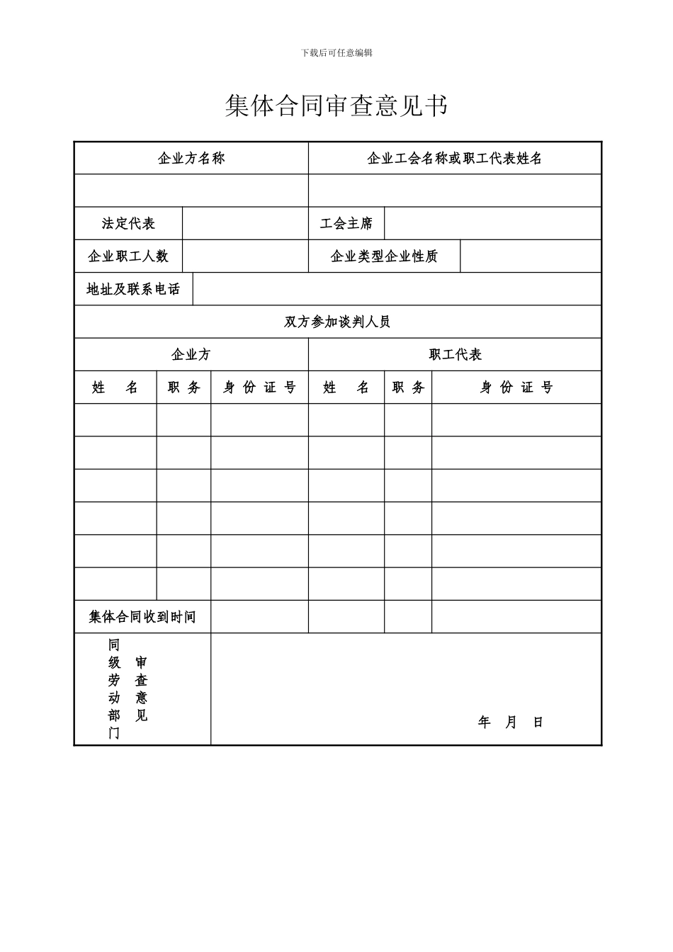 集体合同工作资料_第1页