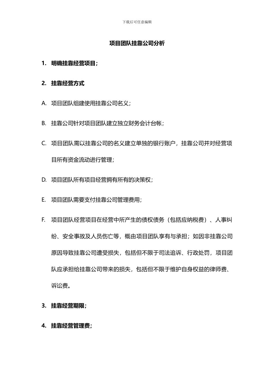 项目团队挂靠公司分析20241208_第1页