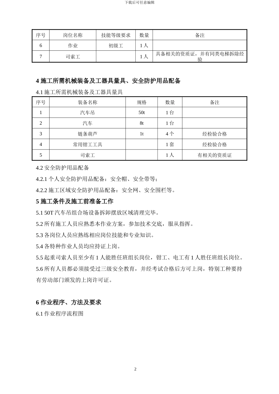 -楼施工电梯拆除施工方案_第3页