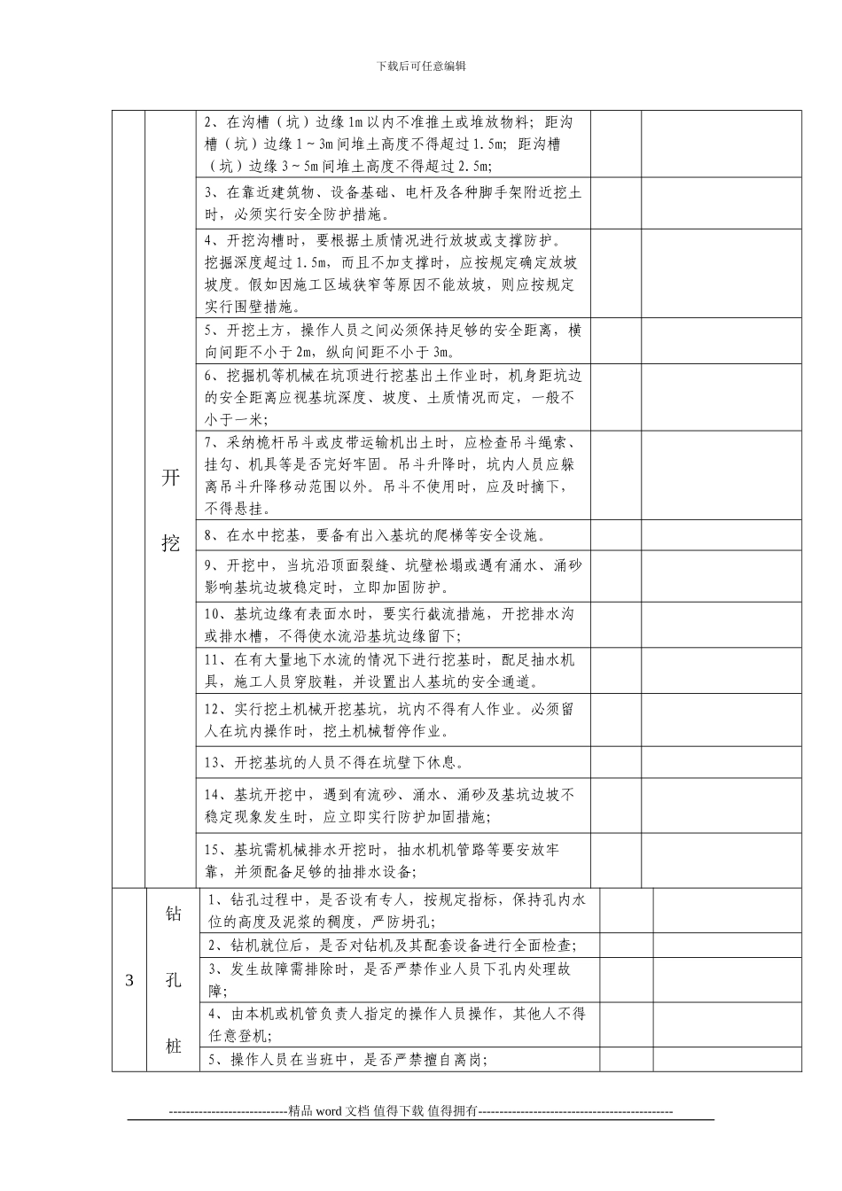 0-2施工现场检查表_第3页