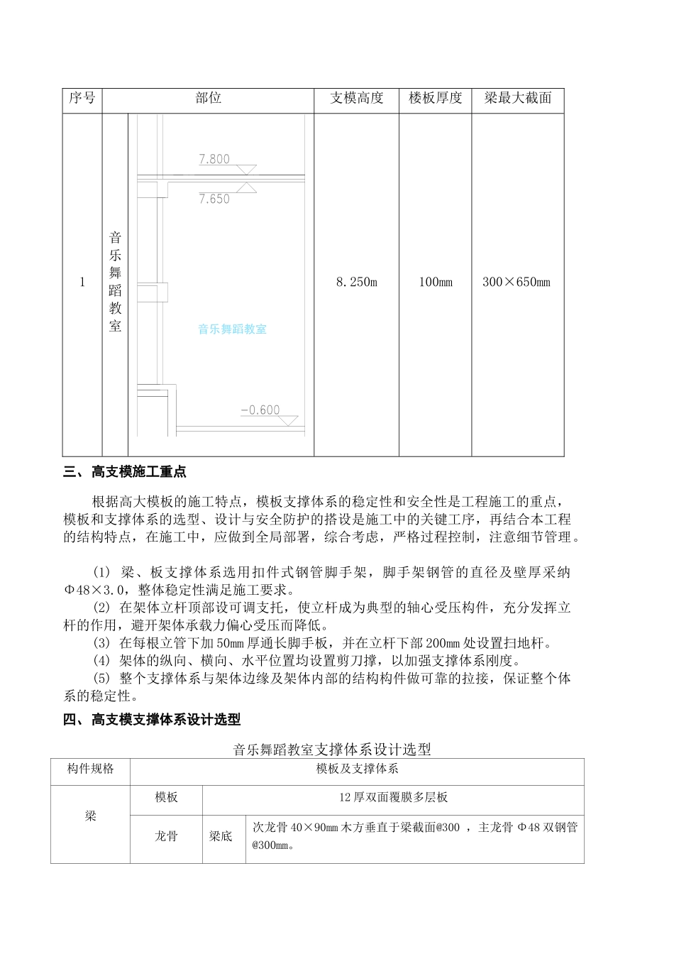 005-D区小学高支模模板施工方案_第2页