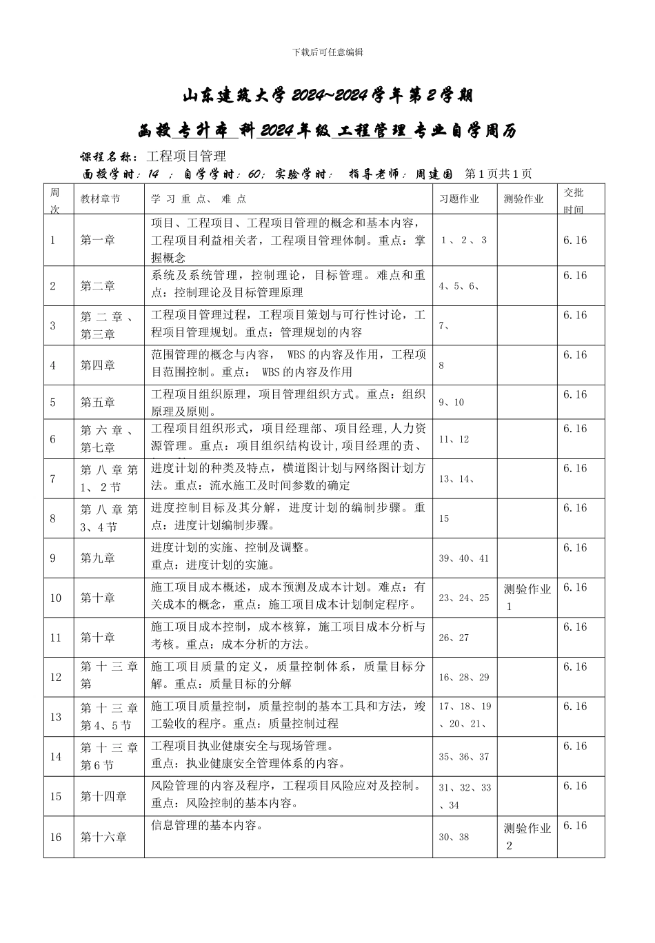 05专升本工程管理-工程项目管理_第1页
