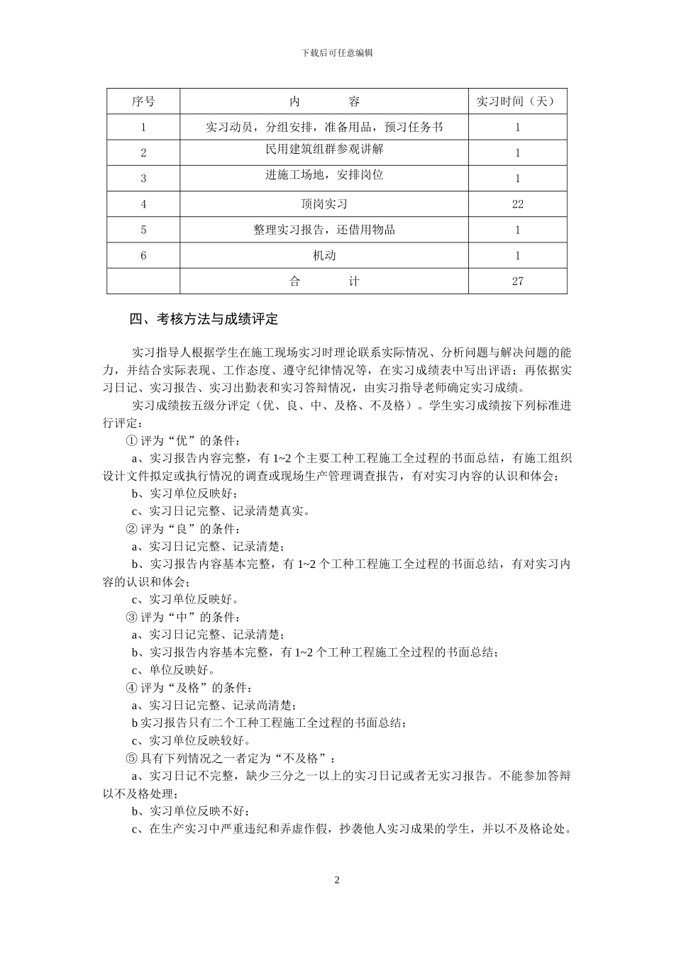 08土本1生产实习-任务书2024.5_第3页