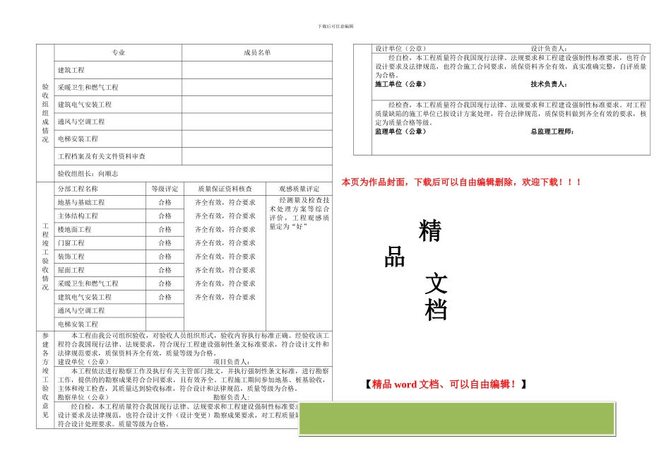 1#楼竣工验收报告_第2页