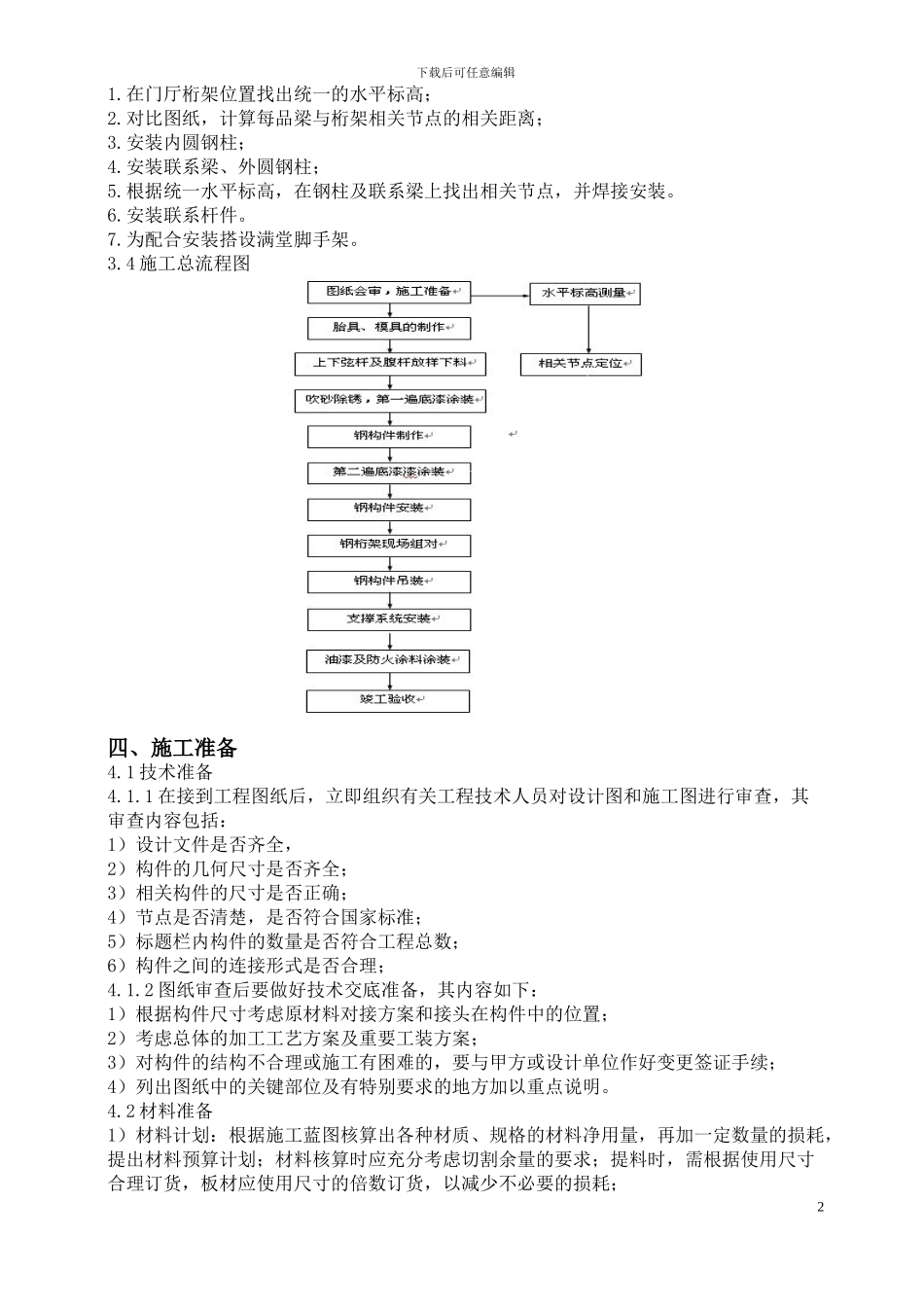1#病房楼钢结构门厅施工方案_第3页