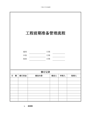 1-工程前期准备管理流程0401