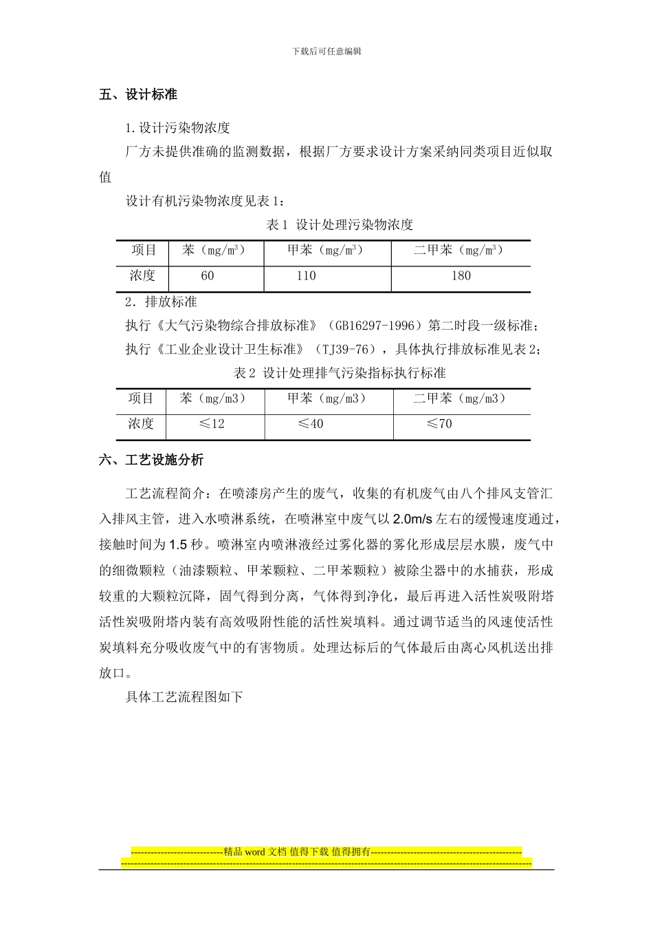 144000m3h喷漆废气处理工程方案_第3页
