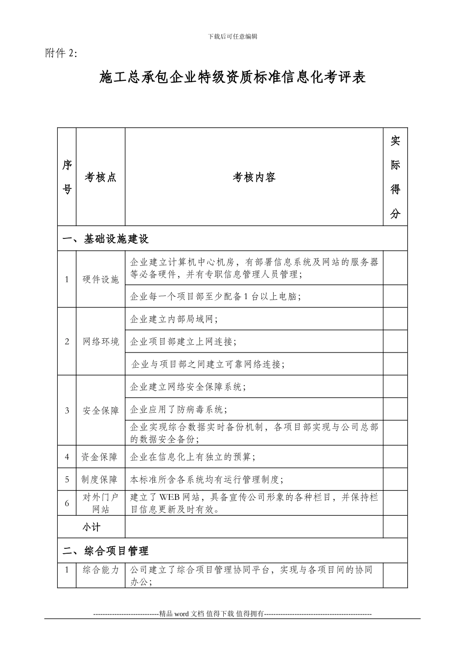 14、建设部施工企业特级资质信息化标准_第1页