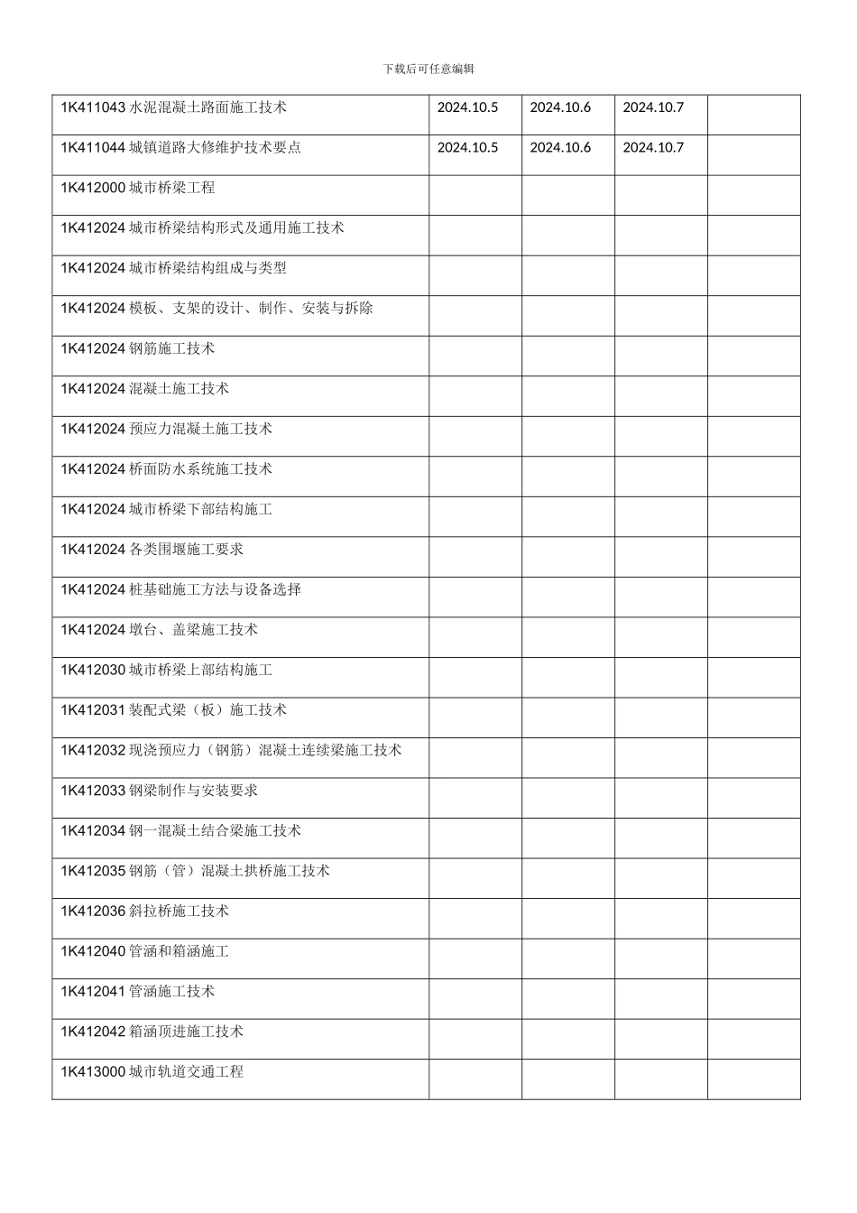 1K400000-市政公用工程管理与实务_第2页