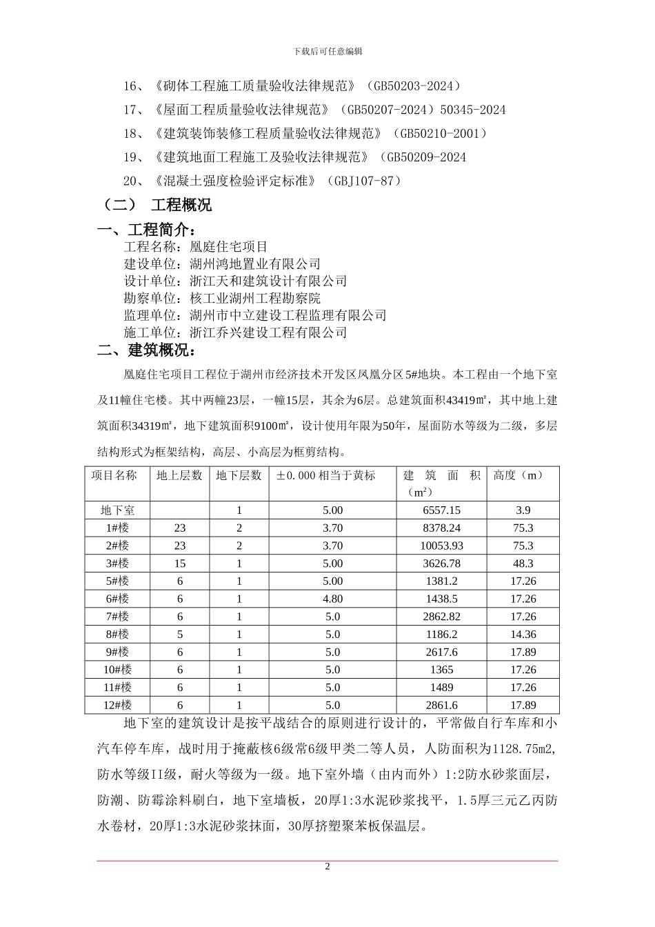 1、凰庭施工组织设计_第2页