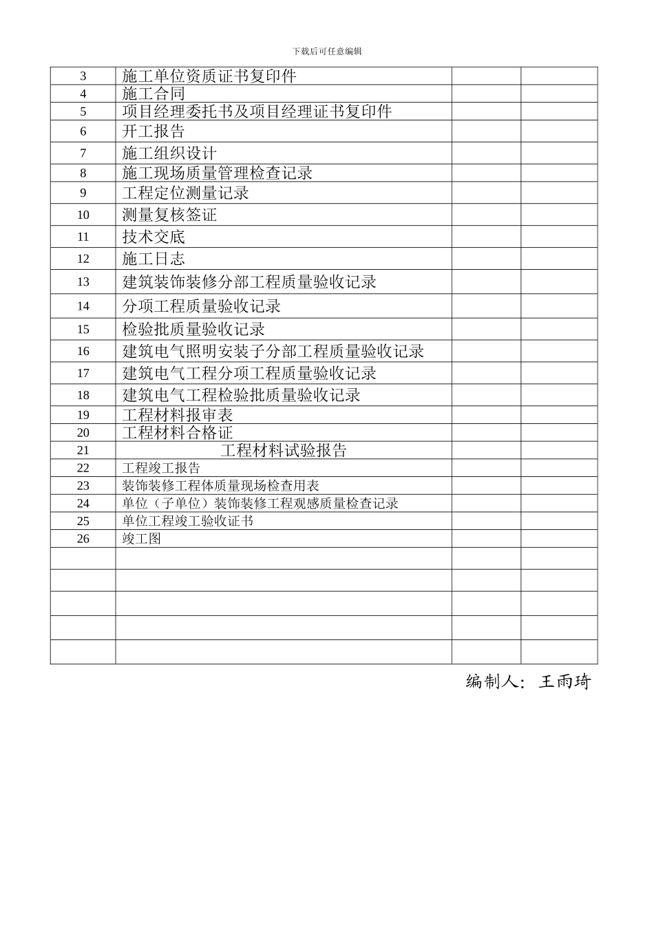 1、接待室竣工目录_第2页