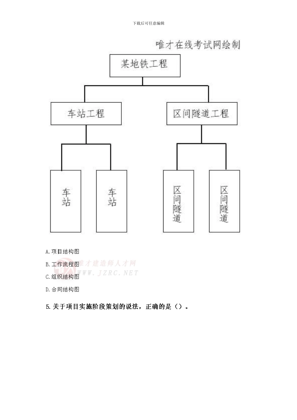 2012年一级建造师《建设工程项目管理》执业资格考试真题_第2页
