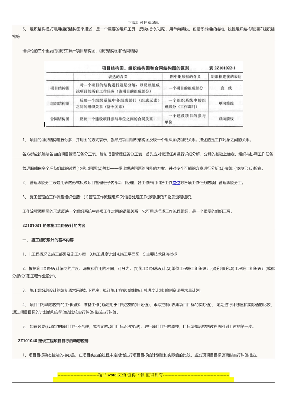 2024二级建造师施工管理必考点_第3页