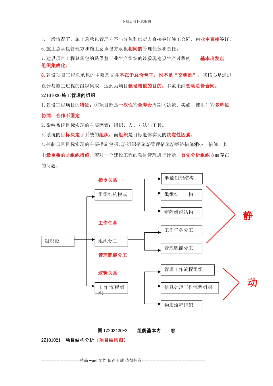 2024二级建造师施工管理新版重点笔记_第3页