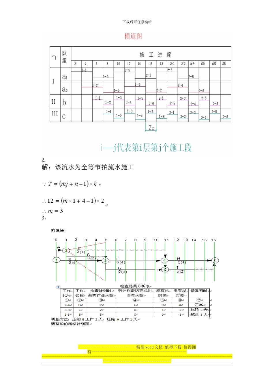 2024年12月份考试施工组织与管理第三次作业_第2页