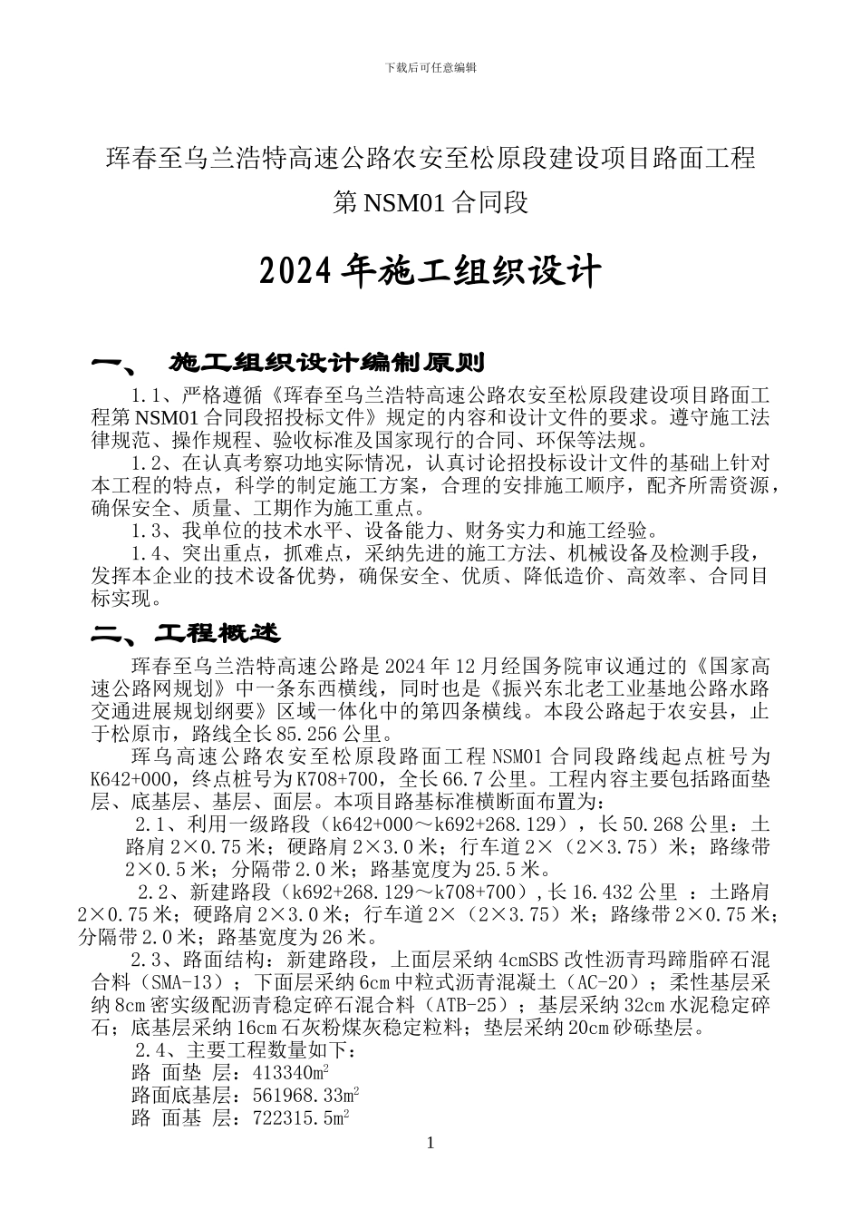 2024年NSM01施工组织设计---副本_第1页