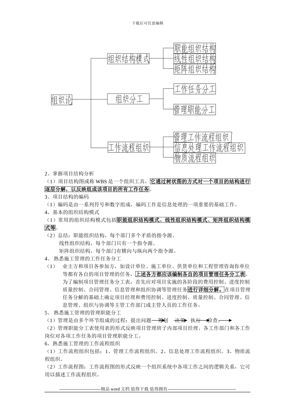 2024年二级建造师《建设工程施工管理》整理笔记_第3页