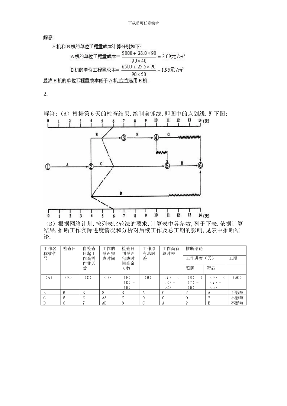 2024年春季学期工程项目管理第一次作业_第3页