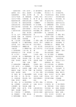 2024年注册安全工程师考试案例小结