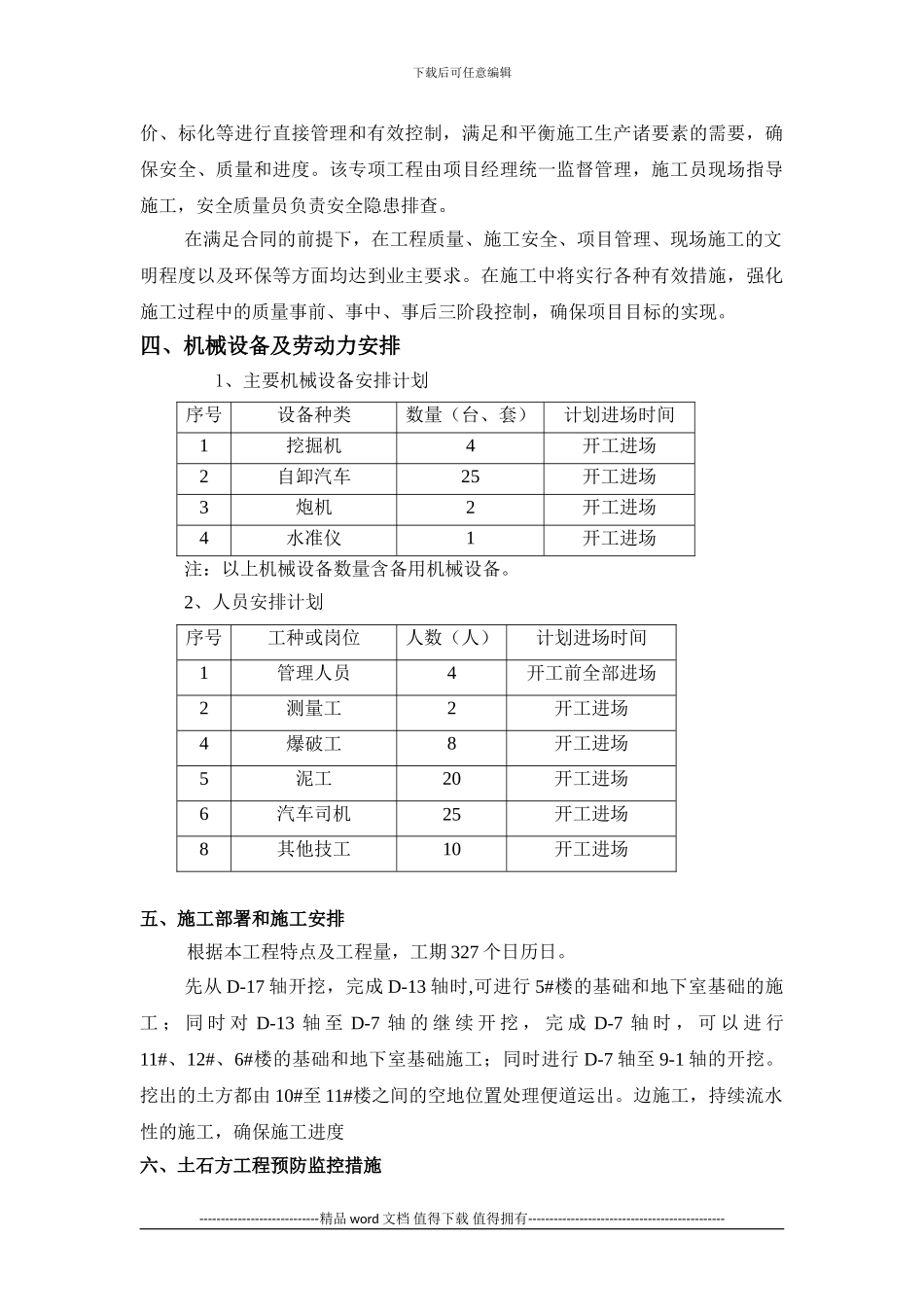 2024最新土石方开挖专项施工方案_第2页