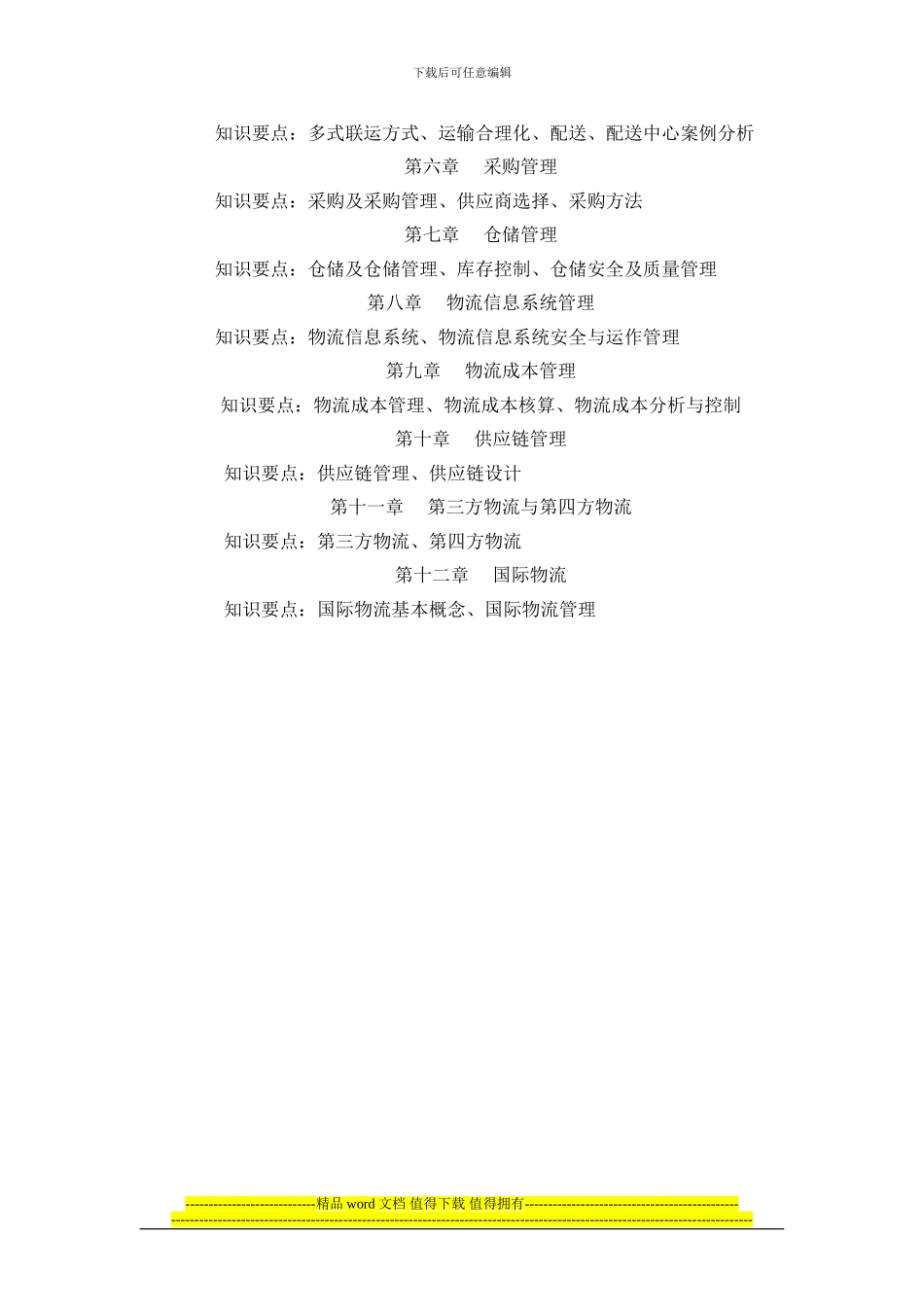 2024江南大学物流工程考试大纲_第2页