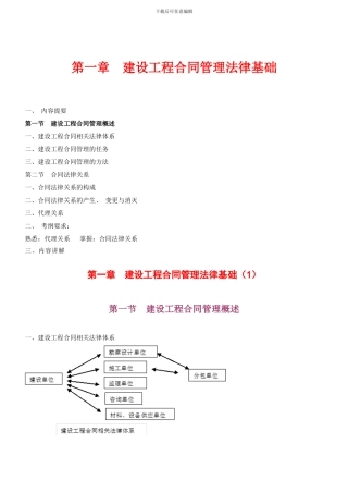 2024监理工程师《建设工程合同管理法律基础》最新版