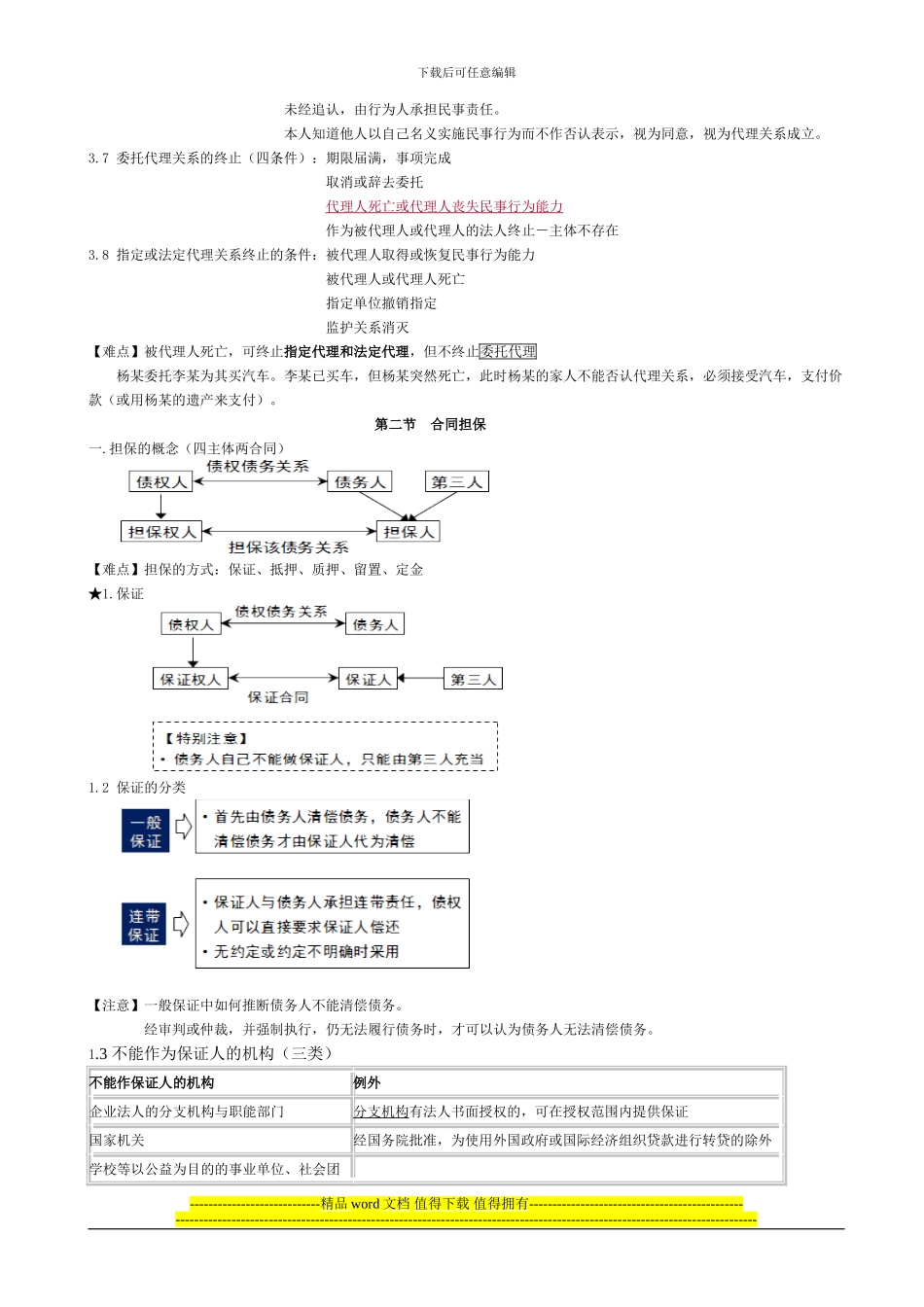 2024监理工程师合同第二章知识点整理_第3页
