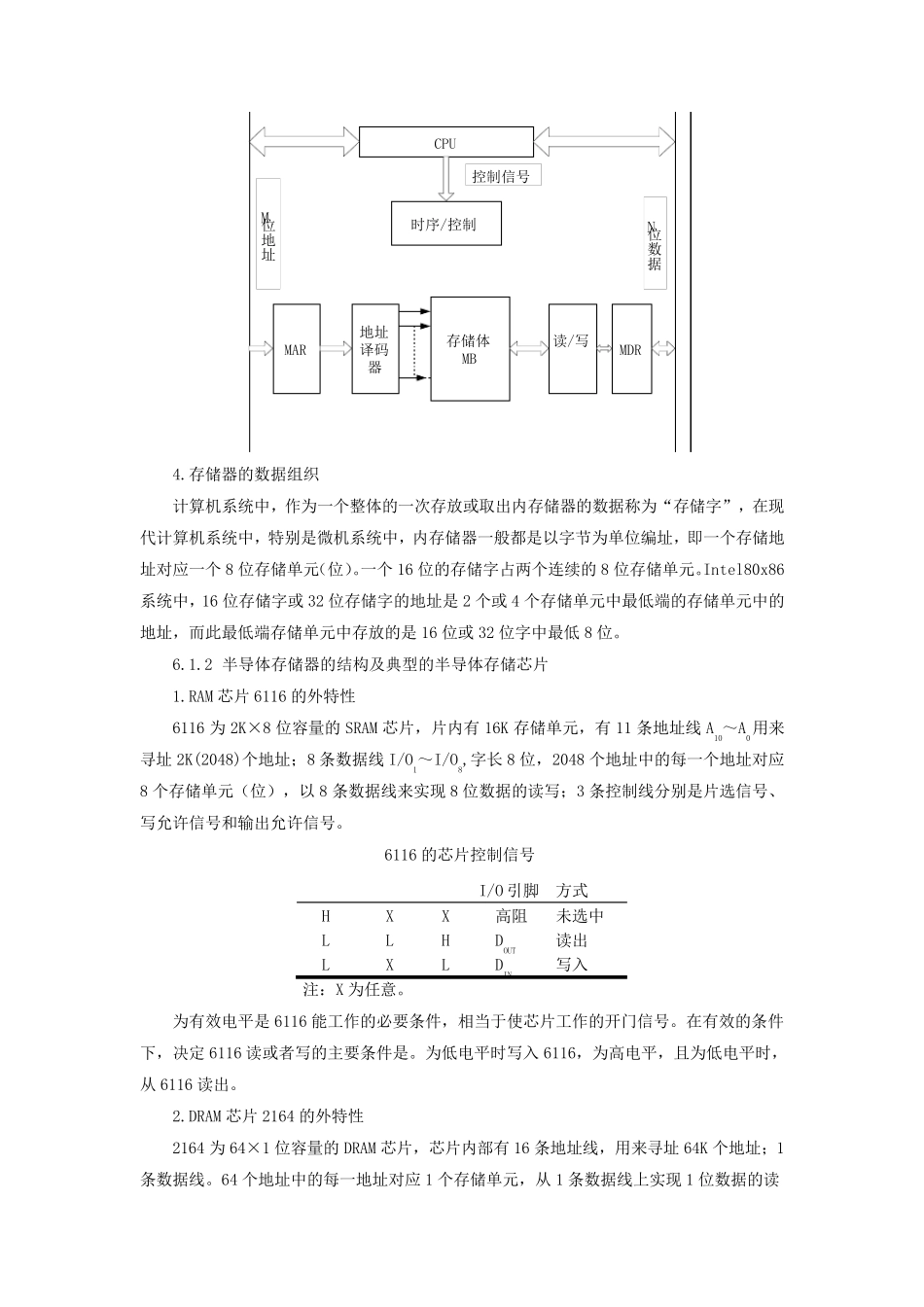 第六章存储器系统微机原理第2版课后答案_第2页