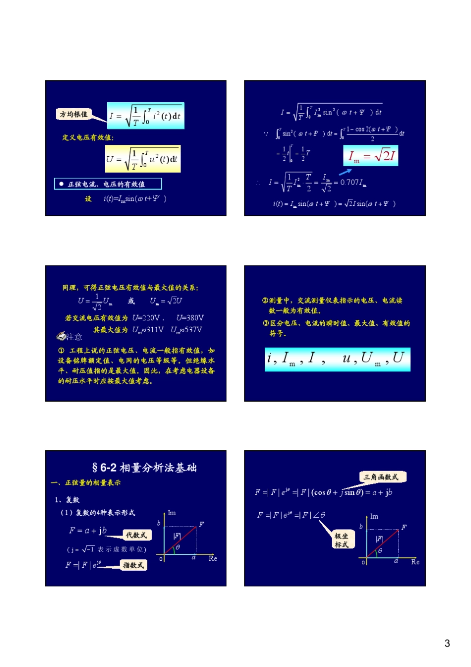 第六章正弦稳态交流电路的相量分析法_第3页