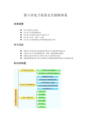 第六章电子商务安全保障体系