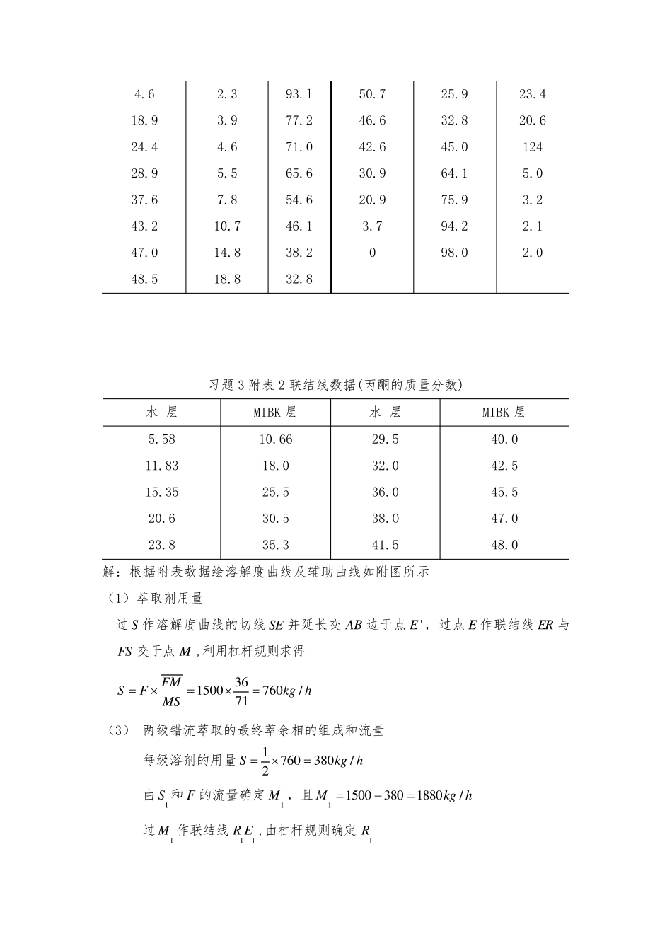 第四章、萃取的习题解答_第2页