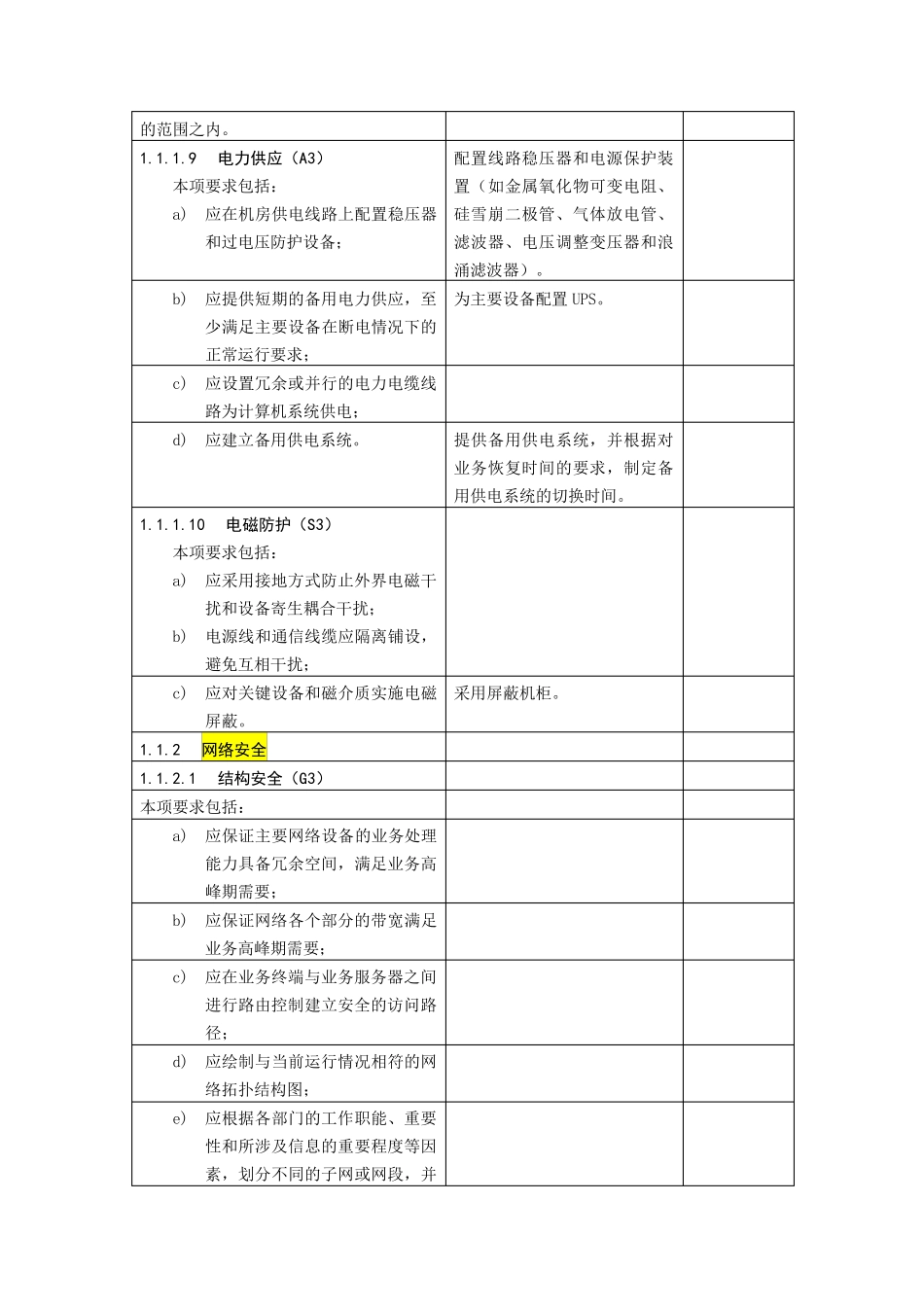 等级保护三级(等保三级)基本要求_第3页