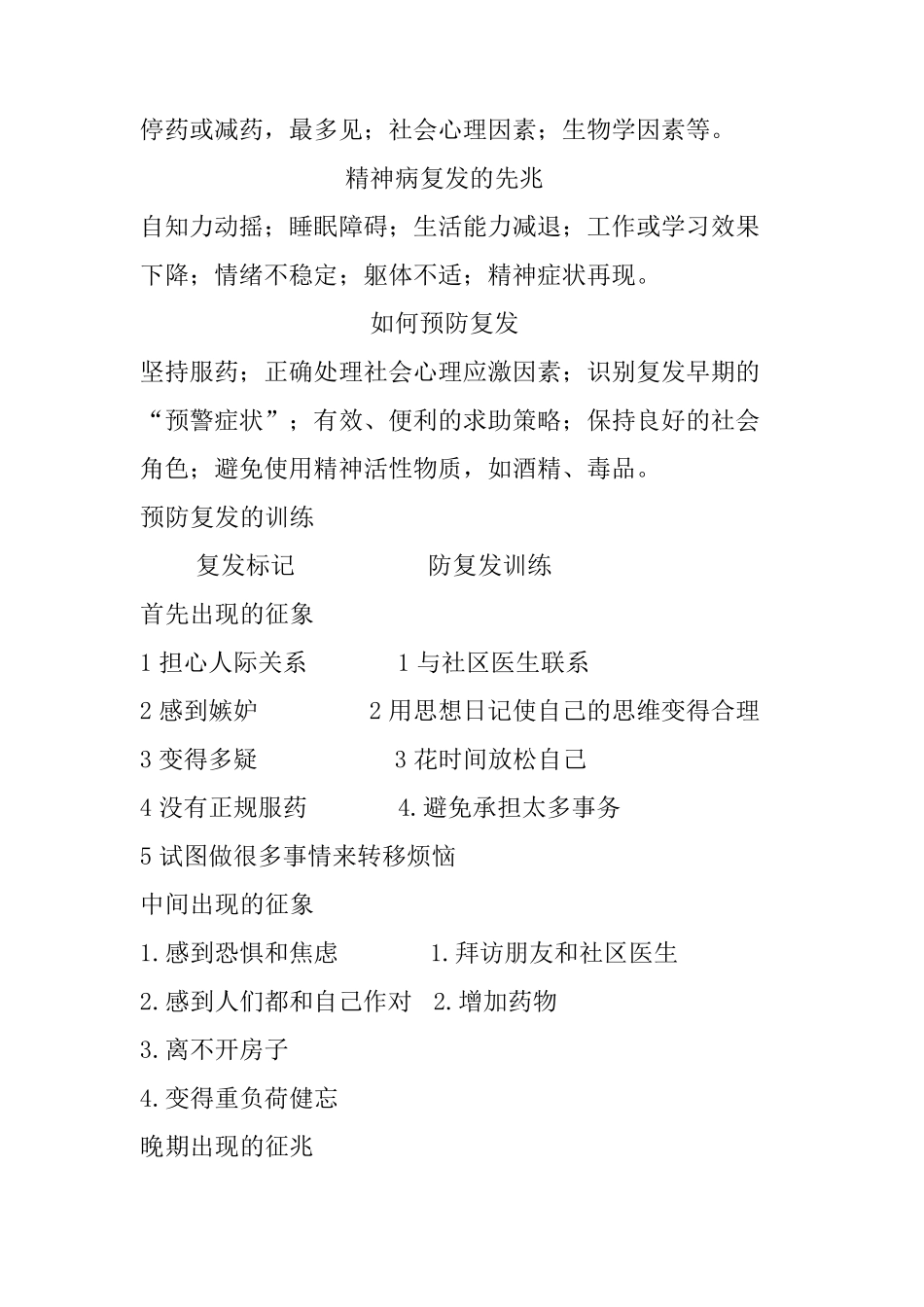 精神病患者出院康复指导与护理事项_第2页