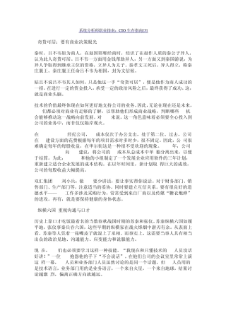 系统分析师职业指南