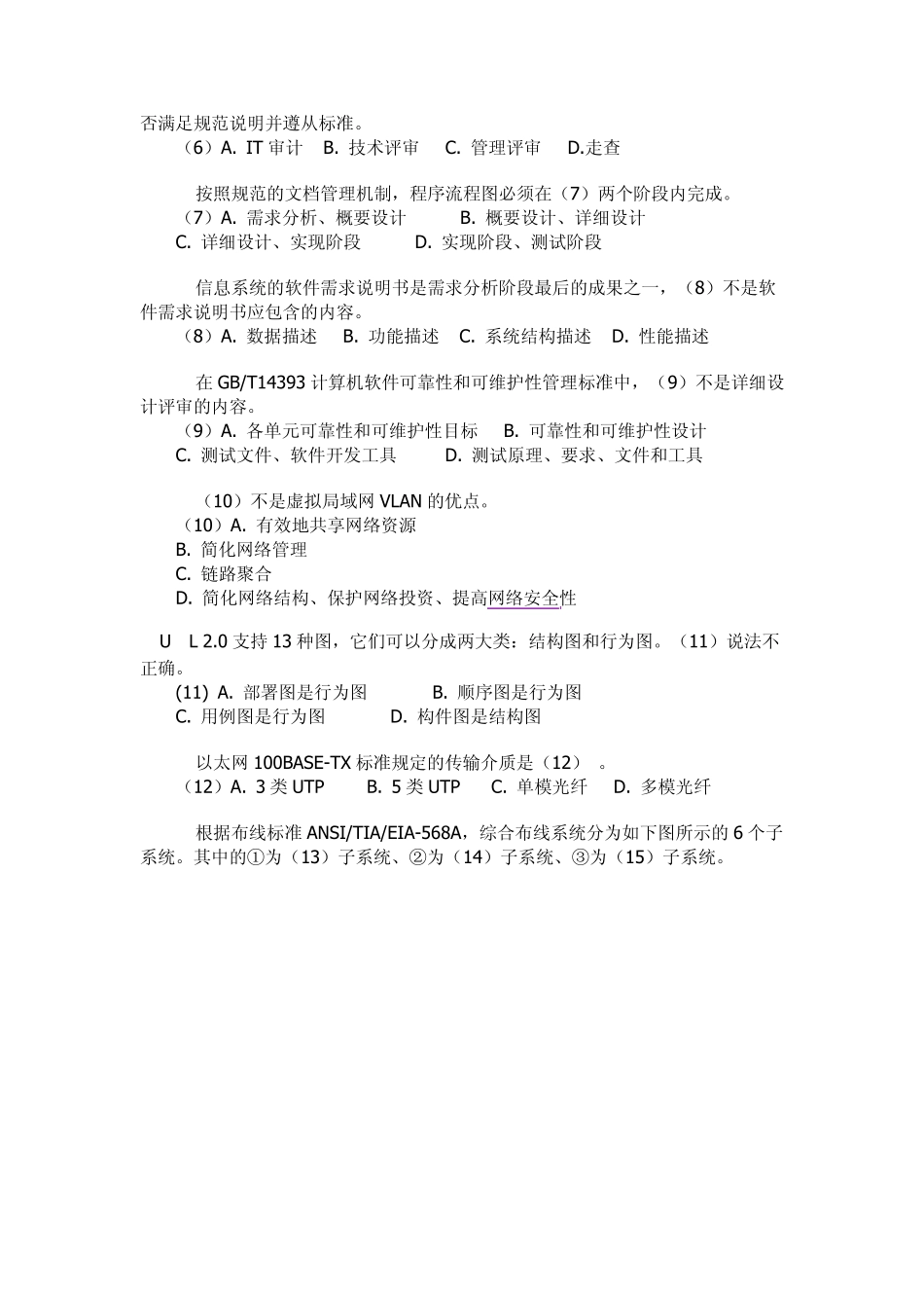 系统集成项目工程师真题_第2页