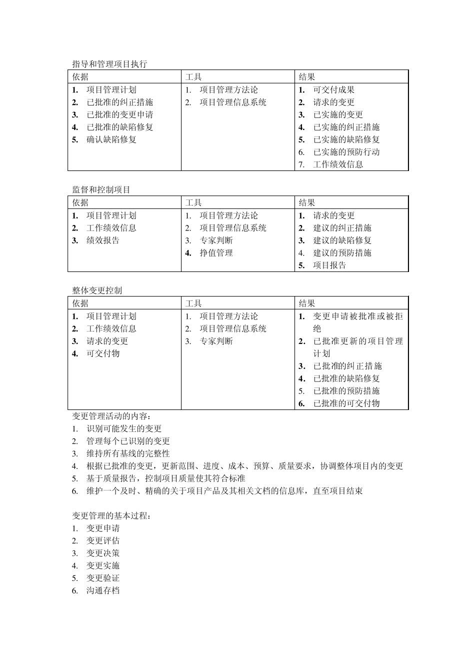 系统集成项目管理工程师整理笔记(内部资料)_第3页