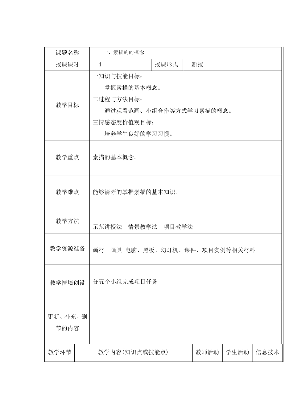 素描教案20篇全_第2页