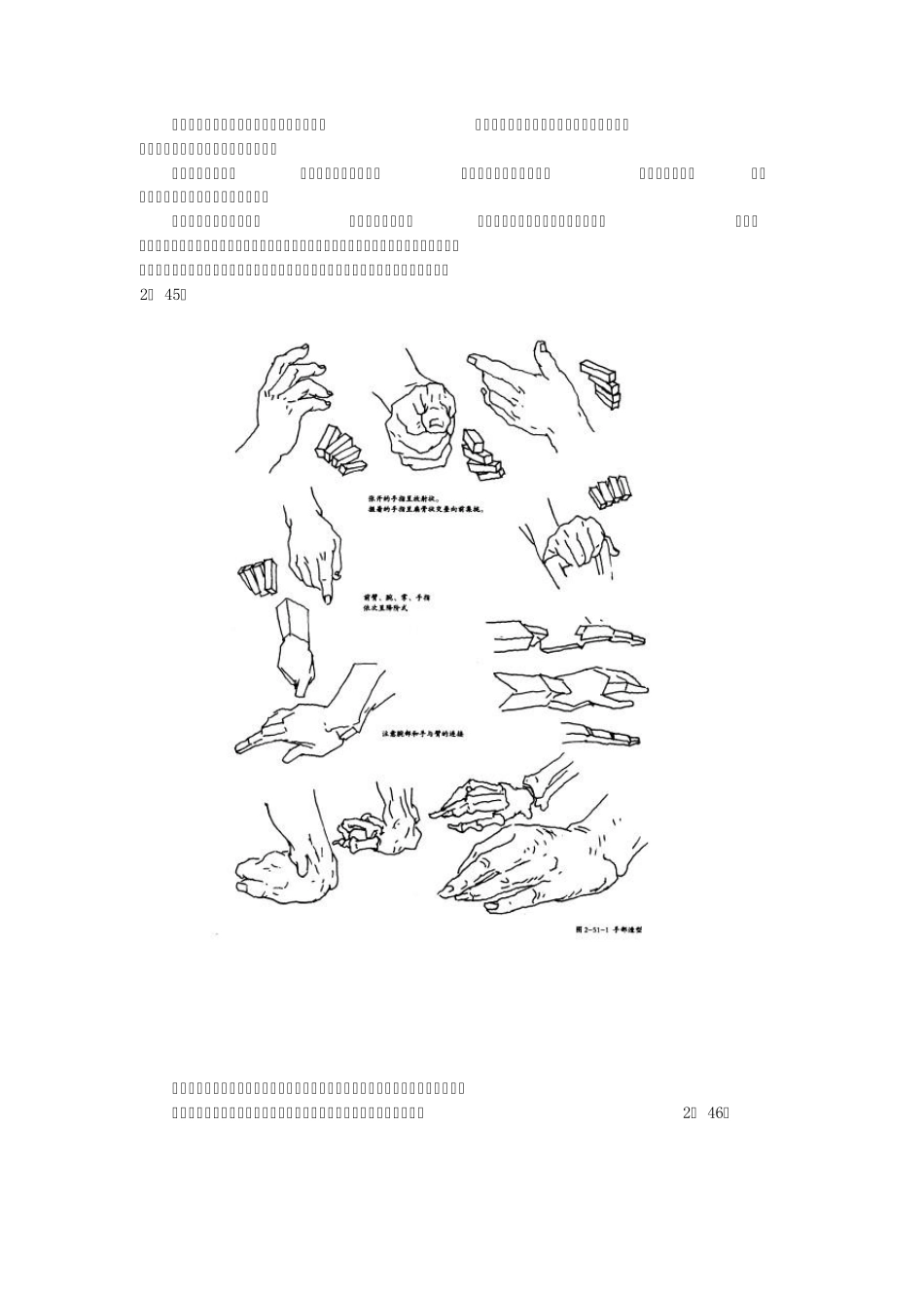 素描绘画上肢及手技巧及结构图_第1页