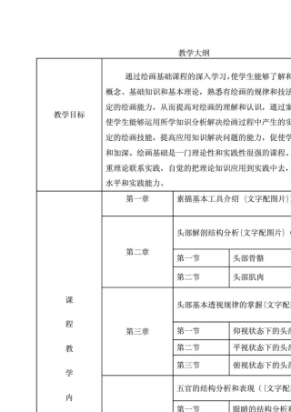 素描绘画基础技法