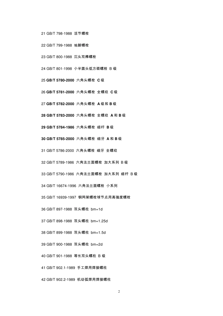 紧固件产品标准号汇总_第2页