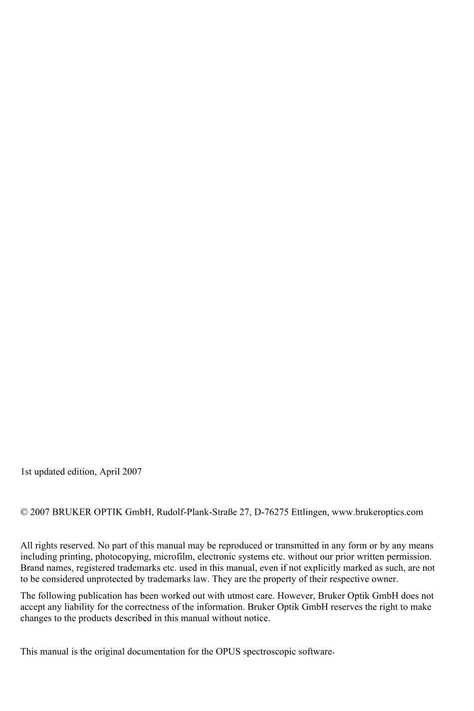 红外光谱软件(OPUS)的Introduction说明书_第2页