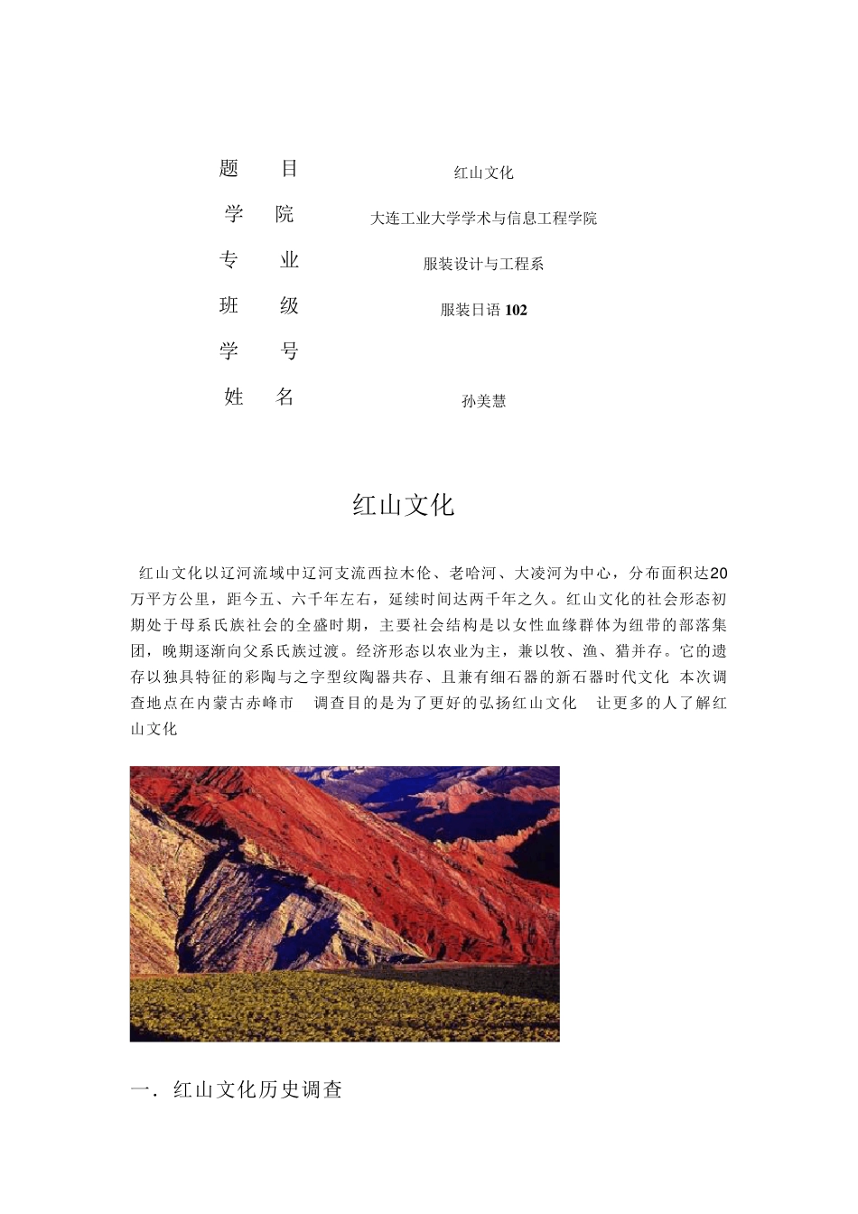 红山文化调查报告_第1页