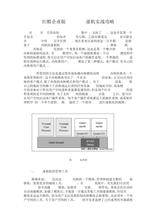 红帽企业版6.0KVM虚机实战攻略(图文)