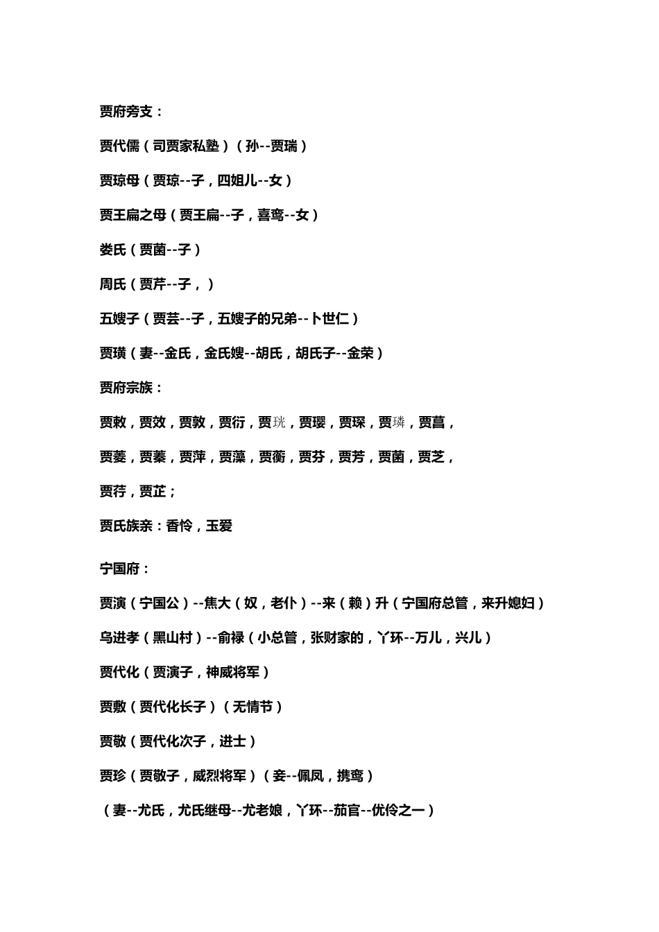 红楼梦人物关系表_第3页