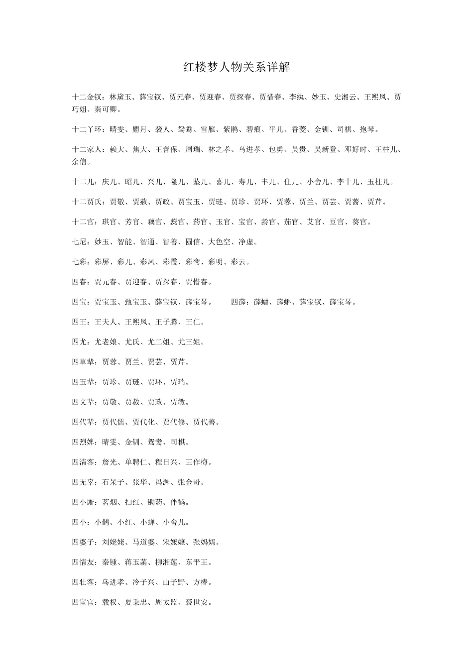 红楼梦人物关系详解_第1页